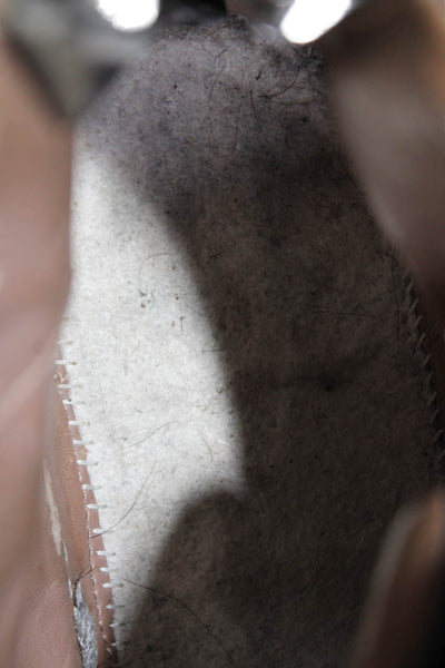 Gianvito Rossi Mens Leather Textured Lined Lace Up Zip High Top Sneakers Gray Si