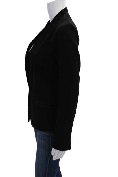 Isabel Marant Womens Single Button V Neck Blazer Jacket Black Size FR 36