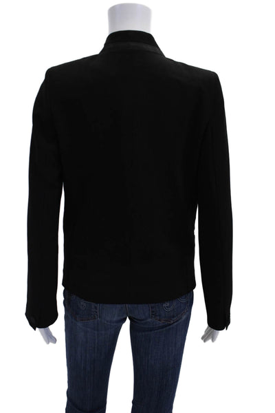 Isabel Marant Womens Single Button V Neck Blazer Jacket Black Size FR 36