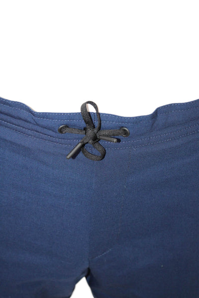 Sandro Men's Drawstring Waist Flat Front Straight Leg Pants Navy Blue Size 40