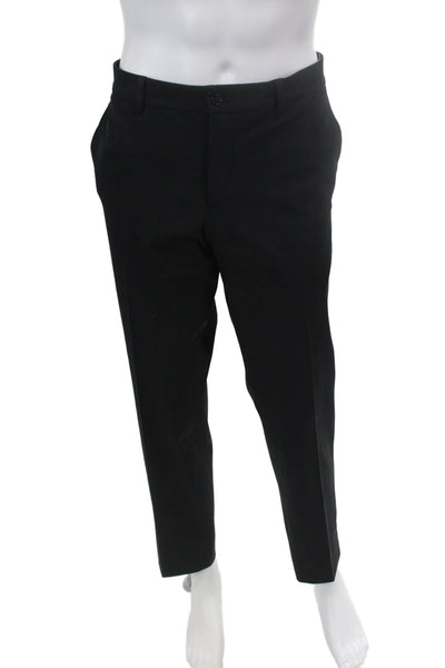 Prada Mens Pleated Straight Leg Dress Pants Dark Navy Blue Size 54