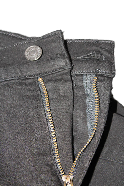 Citizens of Humanity Women's High Waist Studs Skinny Denim Pants Black Size 25