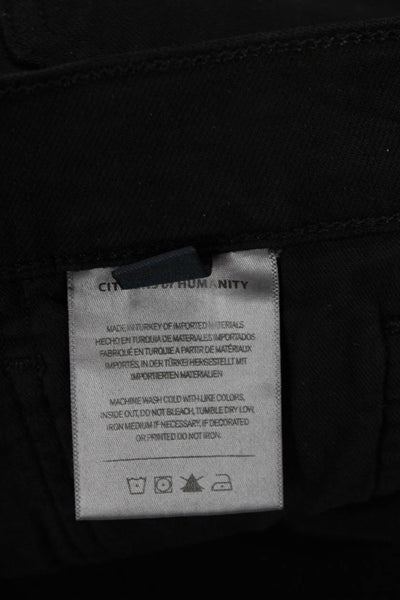 Citizens of Humanity Women's Five Pocket Straight Leg Pants Black Size 33