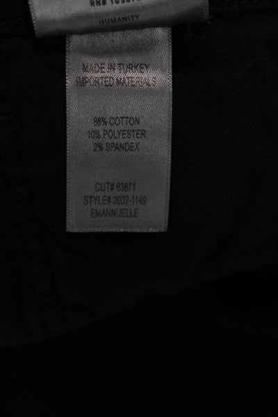 Citizens of Humanity Women's Five Pocket Straight Leg Pants Black Size 33