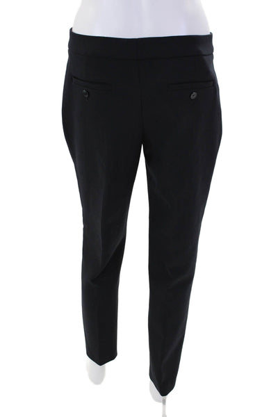 Nvsco Womens Solid Hook and Eye Closure Ankle Length Dress Pants Blue Size 36