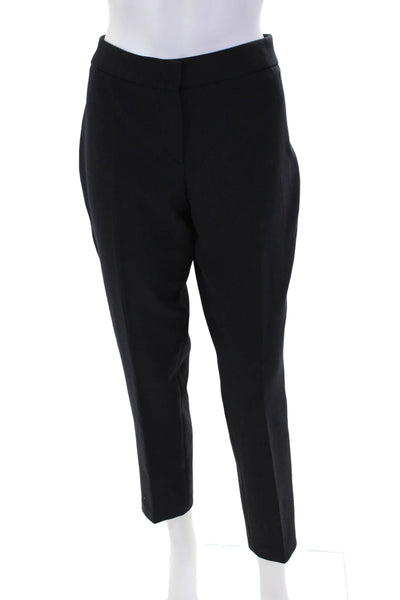 Nvsco Womens Basic Ankle Length Low Rise Slim Legged Dress Pants Blue Size 40