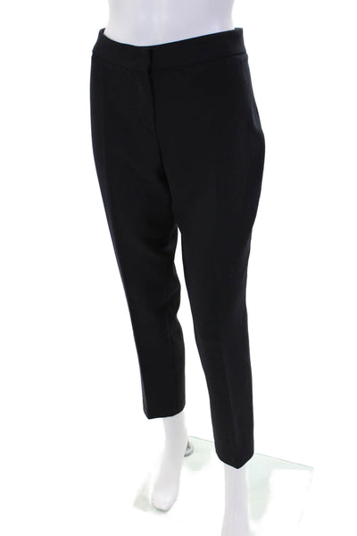 Nvsco Womens Basic Ankle Length Low Rise Slim Legged Dress Pants Blue Size 40