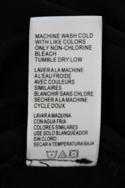 Standard James Perse Womens Scoop Neck Knit Boxy Tank Top Black Cotton Size 3