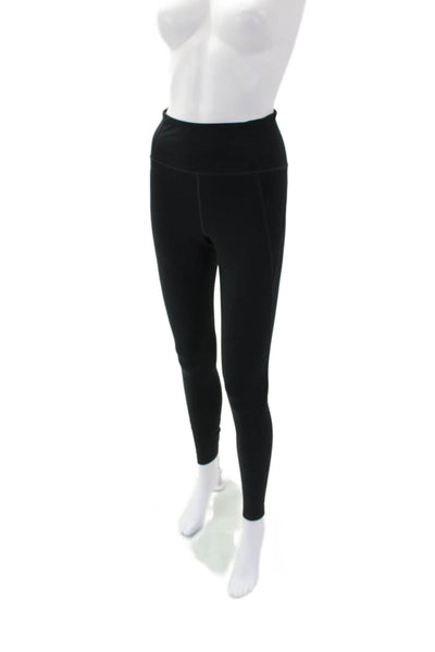 Girlfriend Collective Womens High Waisted Stretch Athletic Leggings Black Size S