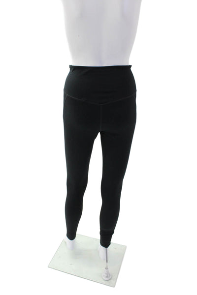 Girlfriend Collective Womens High Waisted Stretch Athletic Leggings Black Size S