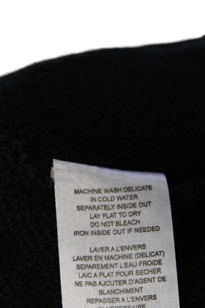 Philanthropy Womens Cotton Raw Hem Double Pocket Mini Dress Black Size XS