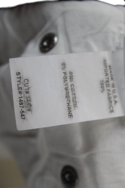 Citizens of Humanity Womens Cotton High Rise Skinny Jeans White Size 29