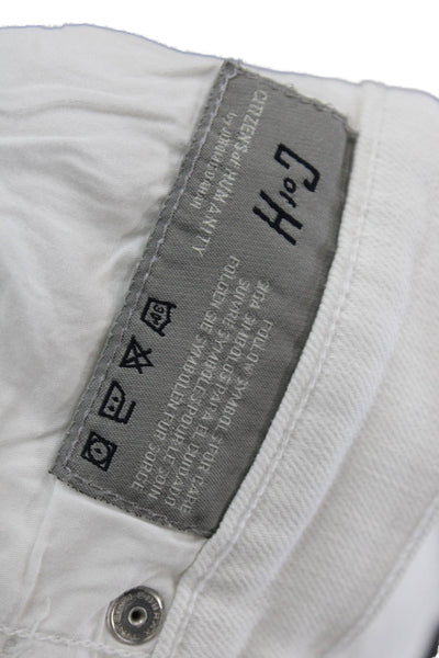 Citizens of Humanity Womens Cotton High Rise Skinny Jeans White Size 29