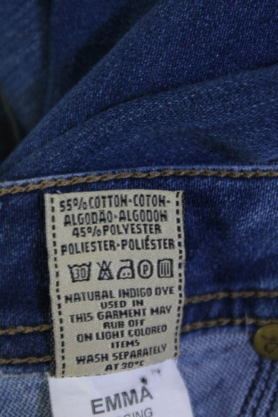 DL1961 Womens Zip Button Lined Denim Skinny Leg Jeans Blue Size EUR 25