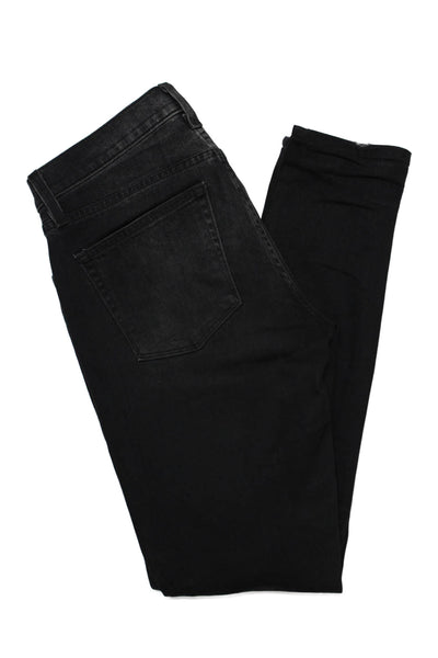 J Brand Mens Mick Skinny Fit Slim Leg Aftershock Jeans Black Cotton Size 28