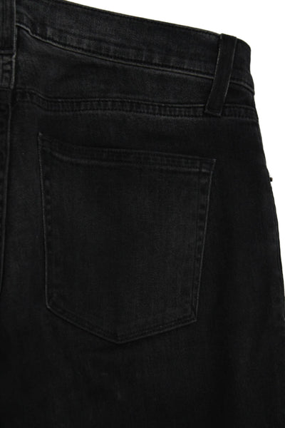 J Brand Mens Mick Skinny Fit Slim Leg Aftershock Jeans Black Cotton Size 28