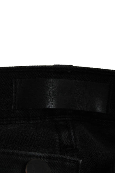 J Brand Mens Mick Skinny Fit Slim Leg Aftershock Jeans Black Cotton Size 28