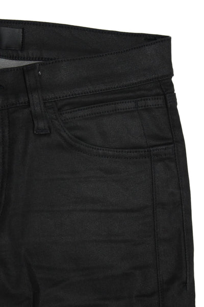 J Brand Mens Button Up Skinny Leg Motorcycle Jeans Gray Cotton Size 28