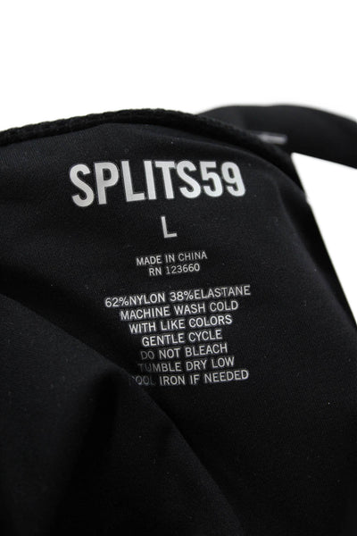 Splits59 Women's Pull-On Flare Mini Athletic Tennis Skirt Black Size L