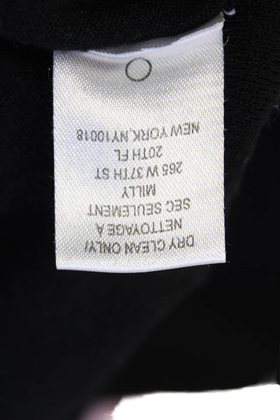 Milly Minis Girls Cold Shoulder Long Sleeve Mini Sweater Dress Black Size 10