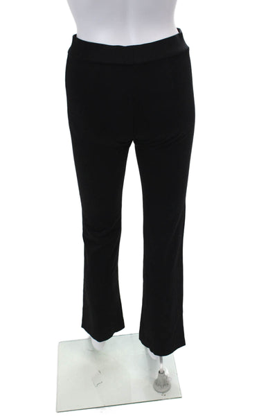 Kal Rieman Womens Texture Elastic Waistband Lined Wide Leg Pants Black Size XS