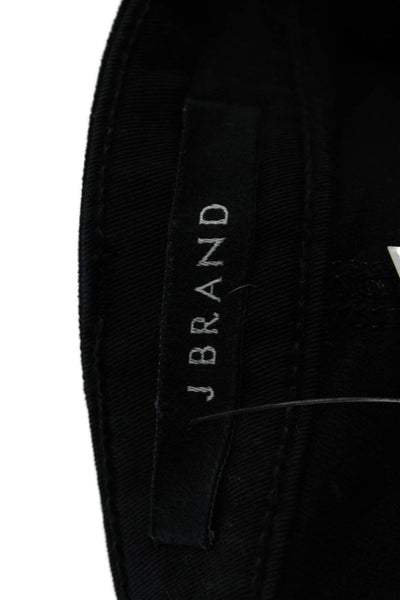 J Brand Womens Cotton Mid Rise Super Skinny Leg Velvet Pants Black Size 30