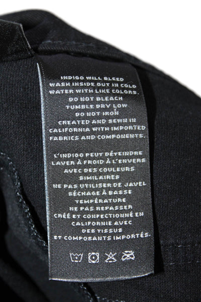 J Brand Womens Cotton Mid Rise Super Skinny Leg Velvet Pants Black Size 30