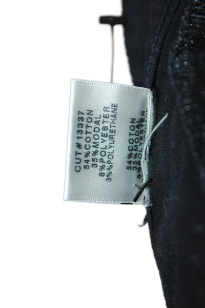 J Brand Womens Cotton Mid Rise Super Skinny Leg Velvet Pants Black Size 30