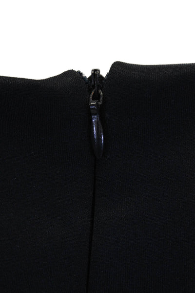 Tahari Womens Sleeveless Strap Cut Out Detail Pencil Dress Dark Blue Size 2