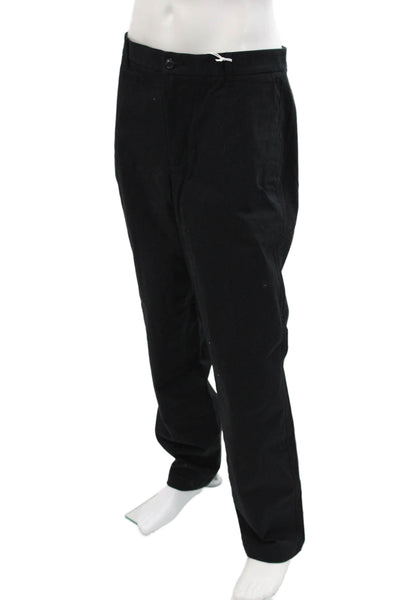 Everlane Mens The Heavyweight Straight Leg Chino Pants Black Cotton Size 38X32
