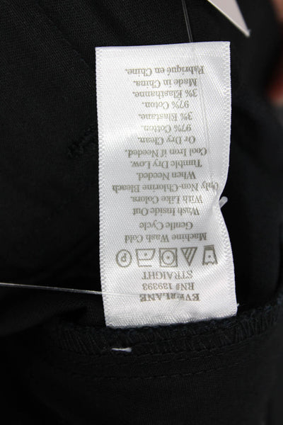 Everlane Mens The Heavyweight Straight Leg Chino Pants Black Cotton Size 38X32