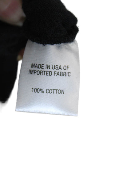 Drew Womens Cotton Textured High Rise Cargo Solana Pants Solid Black Size L