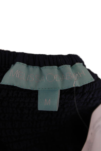 Melissa Odabash Womens Embellished Textured Strapless Dress Blue Size Medium