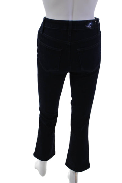 Paige Black Label Womens Telluride Wash Claudine Straight Leg Jeans Blue Size 25