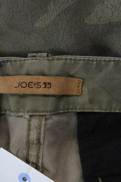 Joe's Collection Womens Cotton Camouflage Mid-Rise Skinny Pants Khaki Size 24