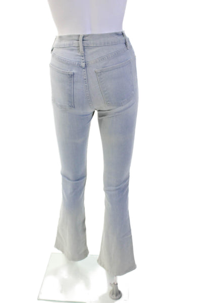Frame Womens Light Wash High Rise Flared Jeans Blue Size 26