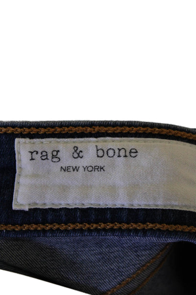 Rag & Bone Womens Denim Five Pocket Low-Rise Skinny Jeans Blue Size 26