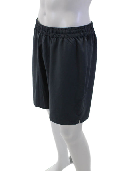 Kuwalla Mens Stretch Flat Front Pull-On 7" Casual Shorts Gray Size XL