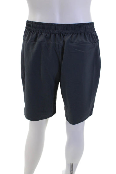 Kuwalla Mens Stretch Flat Front Pull-On 7" Casual Shorts Gray Size XL