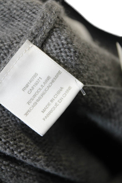 Brochu Walker Womens Long Sleeve Collared Layered Sweater Gray White Size XS
