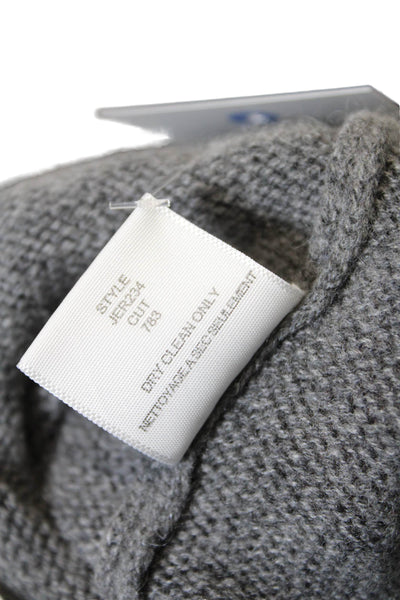Brochu Walker Womens Long Sleeve Collared Layered Sweater Gray White Size XS