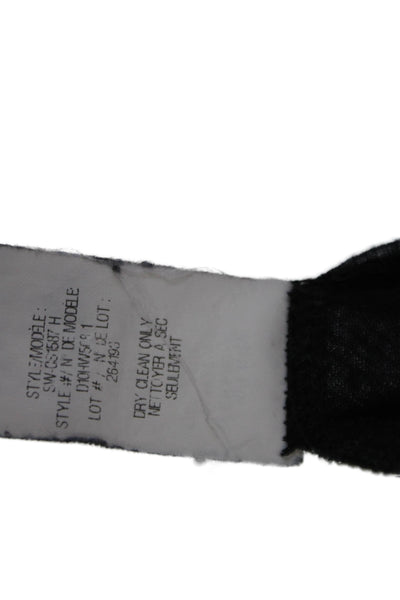 Helmut Helmut Lang Womens Crew Neck Jersey Knit Short Sleeve Top Black Size S