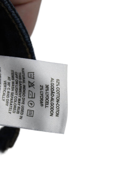 DL1961 Womens Cotton Denim Five Pocket Button Close Slim Leg Jeans Blue Size 5