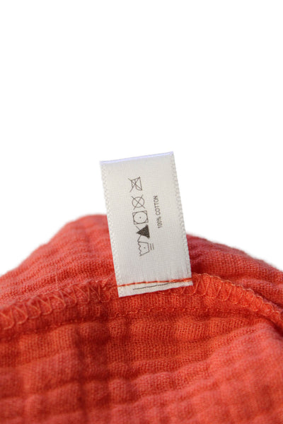 Lisa Todd Womens Lightweight Drawstring Pocket Lounge Shorts Orange Size XS