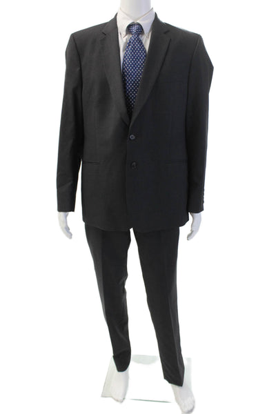 CO OP Barneys New York Mens Wool 2 Piece Suit Gray Size 56 36