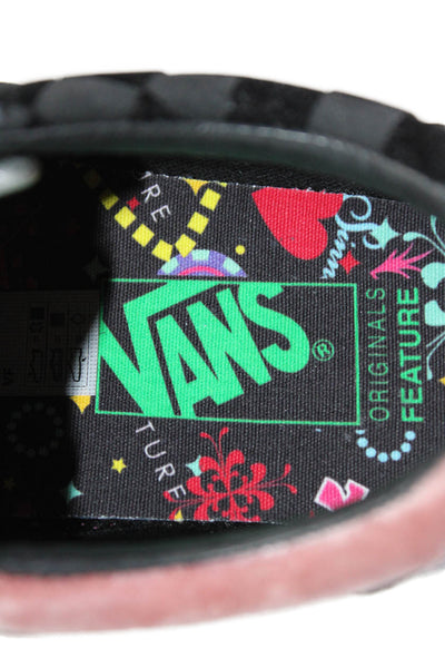 Vans Womens Vault OG Old Skool LX Sinners Club Sneakers Shoes Black Blue Sz 6.5