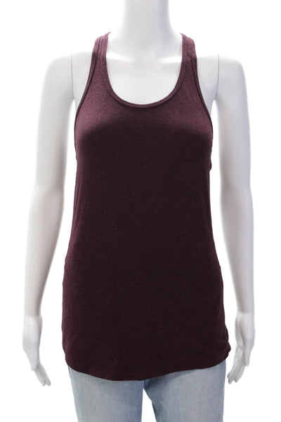 Lululemon Womens Activewear Sleeveless Scoop Neck Tank Top Red Size 6