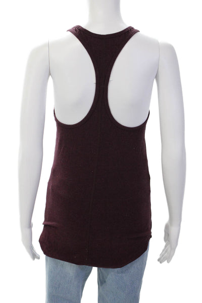 Lululemon Womens Activewear Sleeveless Scoop Neck Tank Top Red Size 6