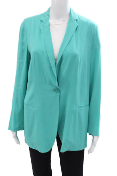 Missoni Women's Long Sleeves Open Front Unlined Jacket Green Size 46