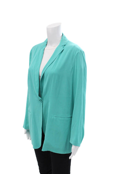 Missoni Women's Long Sleeves Open Front Unlined Jacket Green Size 46